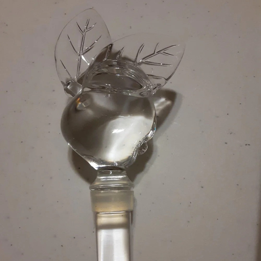 Mikasa Apple Orchard Lead Crystal Bottle Stopper